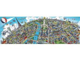 Puzzle Schmidt Panorama de París de 1000 piezas