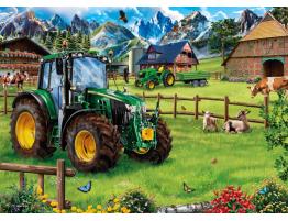 Puzzle Schmidt Pasto Alpino con Tractor de 1000 Piezas