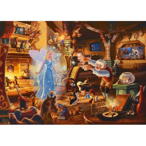 Puzzle Schmidt Pinocho de Geppetto de 1000 Pzs