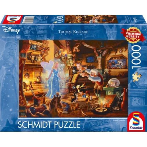 Puzzle Schmidt Pinocho de Geppetto de 1000 Pzs