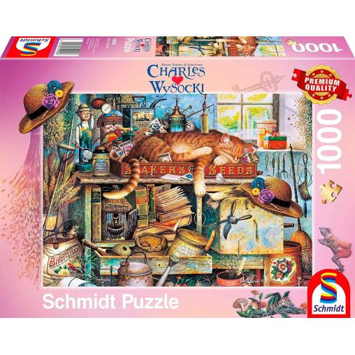 Puzzle Schmidt Remington el Jardinero de 1000 Piezas