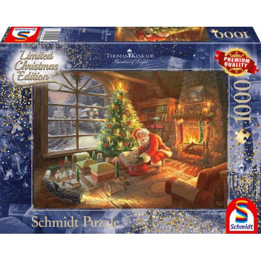 Puzzle Schmidt Santa Claus ha Llegado de 1000 Piezas