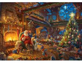 Puzzle Schmidt Santa Claus y sus Elfos de 1000 Piezas