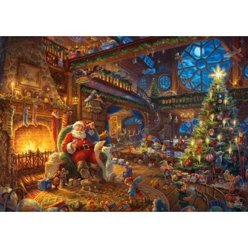 Puzzle Schmidt Santa Claus y sus Elfos de 1000 Piezas