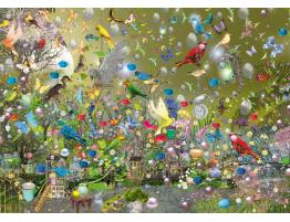 Puzzle Schmidt Selva de Loros de 1000 Piezas