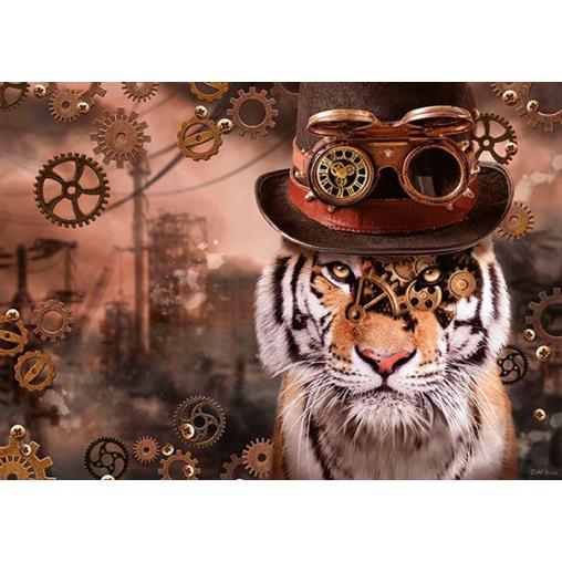 Puzzle Schmidt Tigre Steampunk de 1000 Piezas