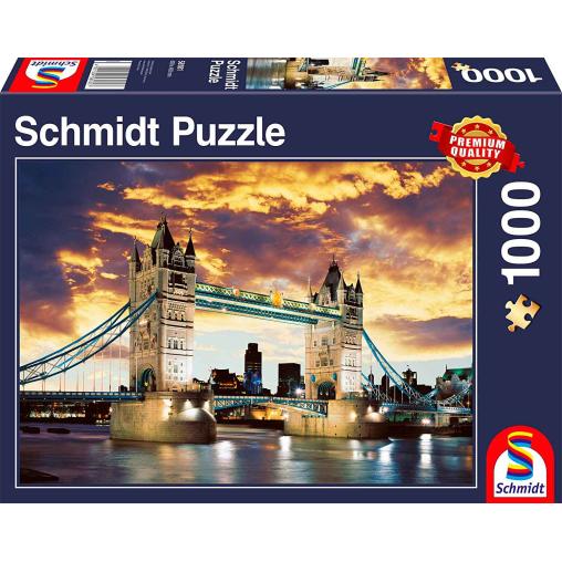 Puzzle Schmidt Tower Bridge de 1000 Piezas