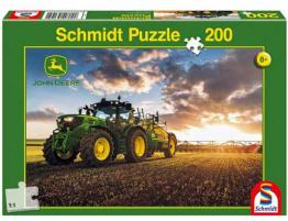 Puzzle Schmidt Tractor John Deere 6150R de 200 Piezas