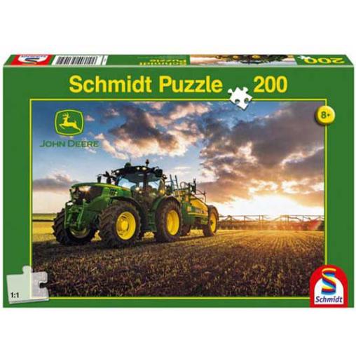 Puzzle Schmidt Tractor John Deere 6150R de 200 Piezas