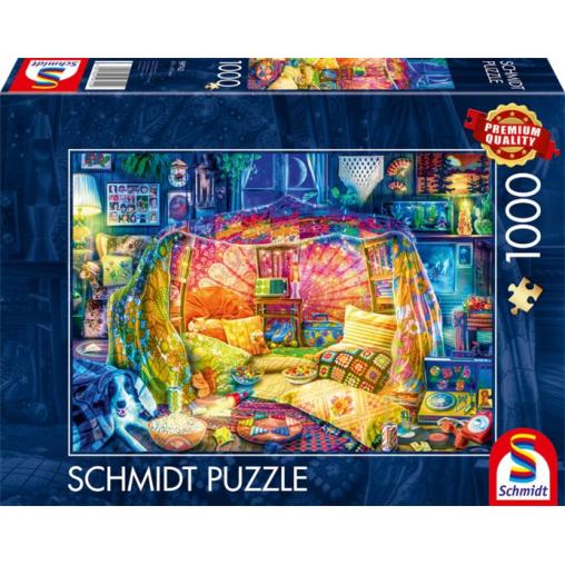 Puzzle Schmidt Un Estudio Acogedor de 1000 Piezas