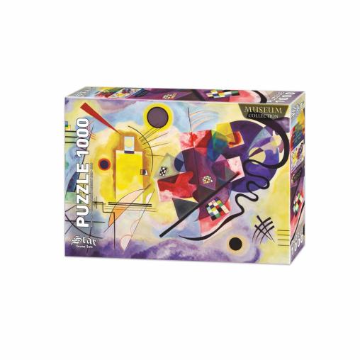 Puzzle Star Amarillo Rojo Azul de 1000 Piezas