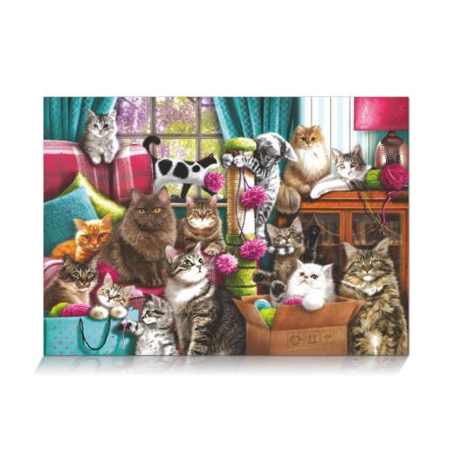 Puzzle Star Casa de Gatos de 1000 Piezas