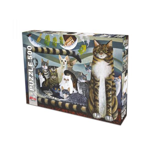 Puzzle Star Familia de Gatitos de 500 Piezas