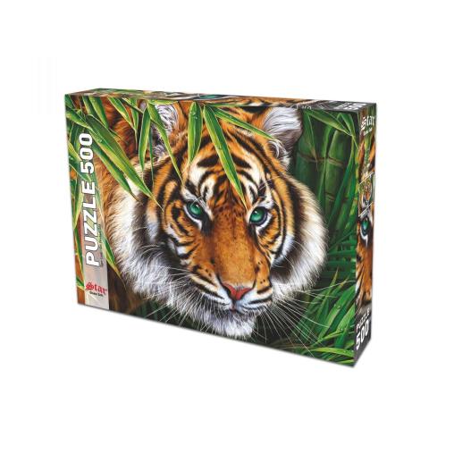 Puzzle Star Mirada de Tigre de 500 Piezas