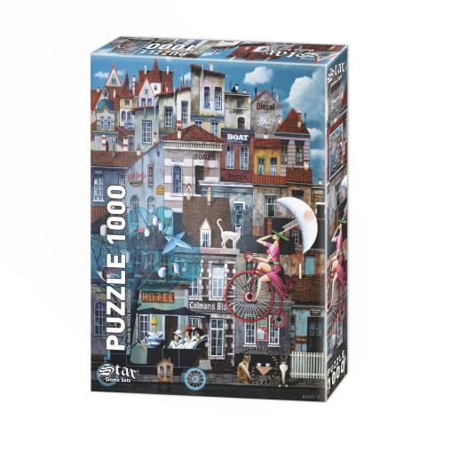 Puzzle Star Vidas de Ciudad de 1000 Piezas