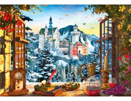 Puzzle Star Vista al Castillo de Neuschwanstein de 1500 Pzs