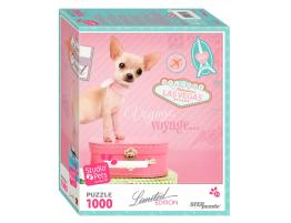 Puzzle Step Puzzle Cachorros de Estudio: Voyage de 1000 piezas