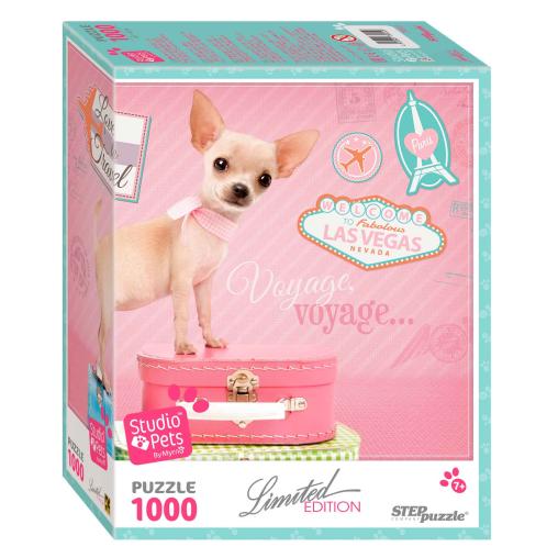 Puzzle Step Puzzle Cachorros de Estudio: Voyage de 1000 piezas