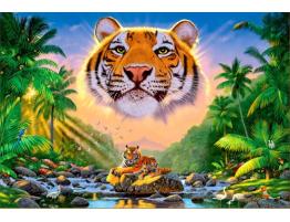 Puzzle Step Puzzle Tigre Magnífico de 6000 Piezas