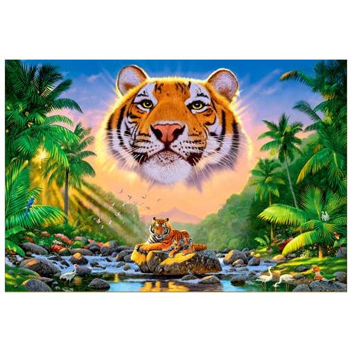 Puzzle Step Puzzle Tigre Magnífico de 6000 Piezas