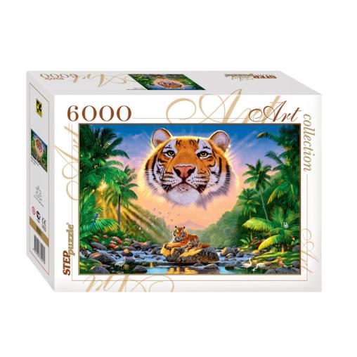 Puzzle Step Puzzle Tigre Magnífico de 6000 Piezas