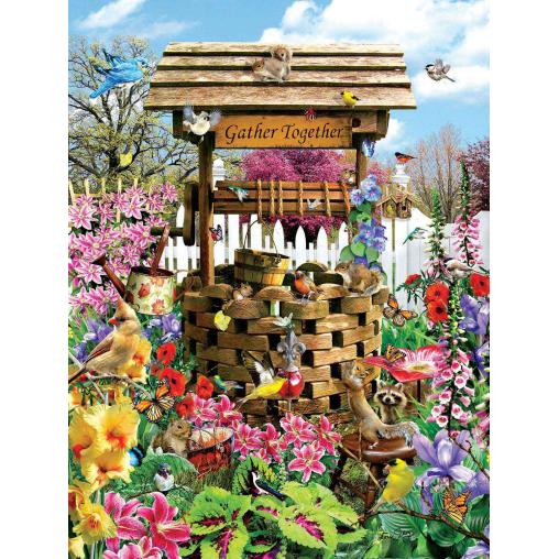 Puzzle SunsOut Animales en el Pozo de los Deseos de 1000 Piezas