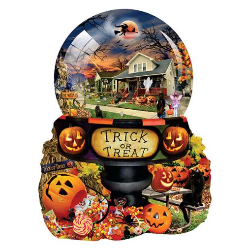 Puzzle SunsOut Bola de Halloween XXL de 1000 Piezas