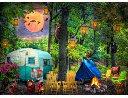 Puzzle SunsOut Camping de Verano XXL de 500 Piezas