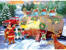 Puzzle SunsOut Campistas de Navidad de 1000 Piezas