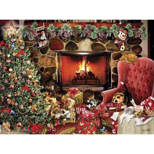 Puzzle SunsOut Caos Navideño de 1000 Piezas