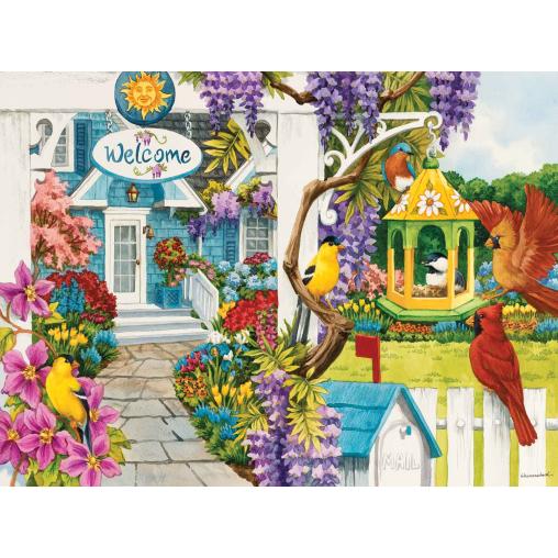 Puzzle SunsOut Casa de Campo con Wisterias de 1000 Piezas