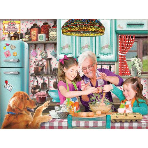 Puzzle SunsOut Cocinando con la Abuela de 1000 Piezas