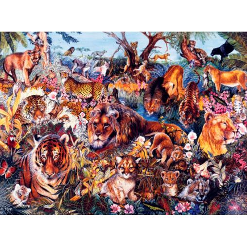 Puzzle SunsOut Fantasía Animal XXL de 300 Piezas