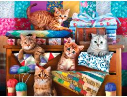 Puzzle SunsOut Gatitos Juguetones de 1000 Piezas