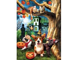 Puzzle SunsOut Halloween Hijinks de 1000 Piezas