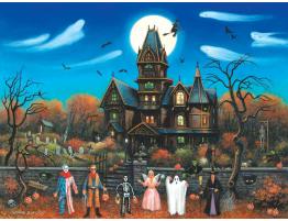 Puzzle SunsOut Halloween Truco o Trato XXL de 300 Piezas