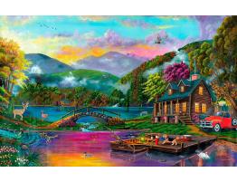 Puzzle SunsOut Lago Paraíso de 1000 XXL Piezas