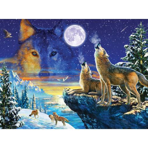 Puzzle SunsOut Lobos Aulladores de 1000 Piezas