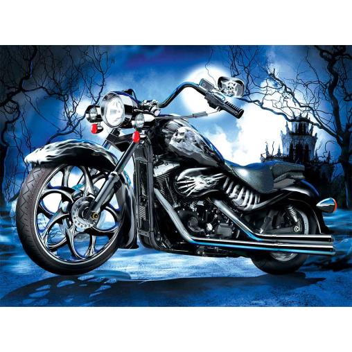 Puzzle SunsOut Motocicleta Skeleton de 1000 Piezas