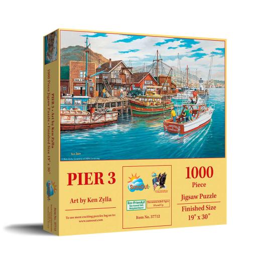 Puzzle SunsOut Muelle 3 de 1000 XXL Piezas