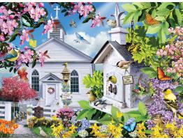 Puzzle SunsOut Tiempo para la Iglesia de 1000 Piezas