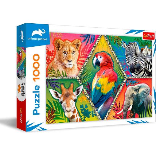 Puzzle Trefl Animales Exóticos de 1000 Piezas