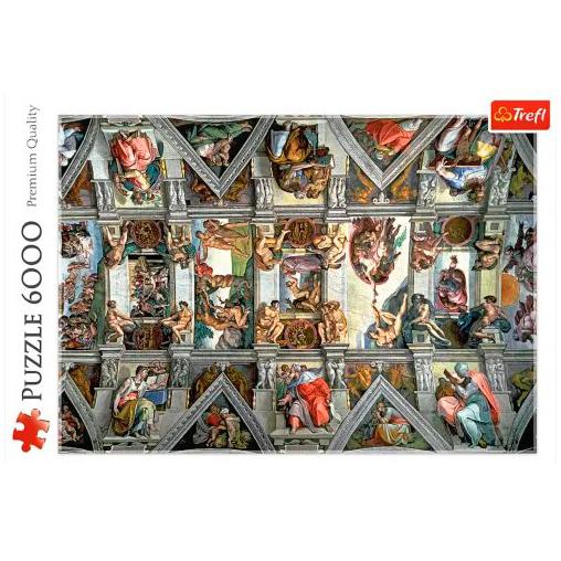 Puzzle Trefl Voûtes de la Chapelle Sixtine 6000 pièces