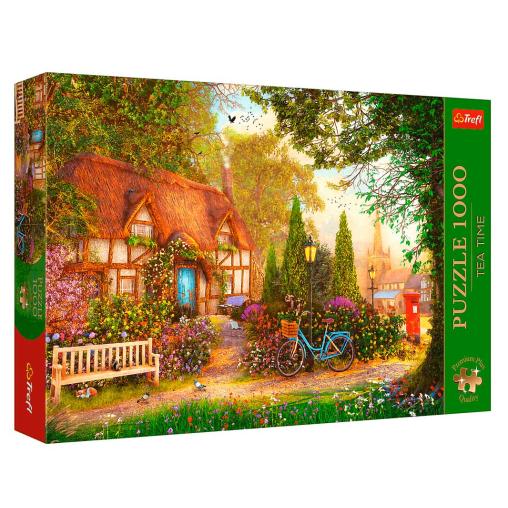 Puzzle Trefl Cabaña Con Techo De Paja de 1000 Piezas