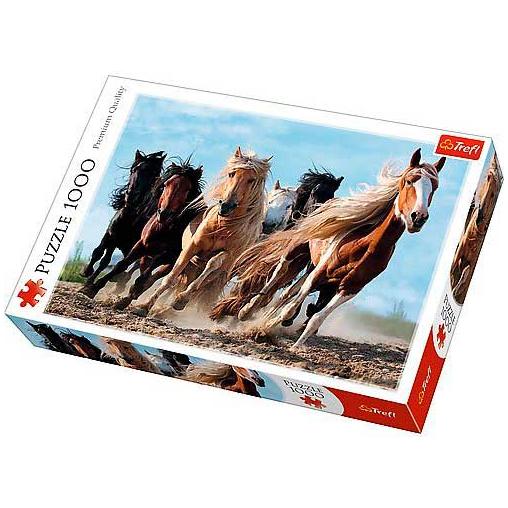 Puzzle Trefl Caballos Galopando de 1000 Piezas