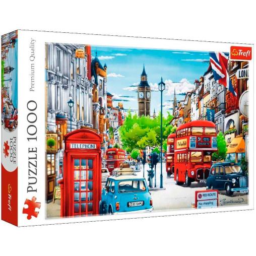 Puzzle Trefl Calle de Londres de 1000 Piezas