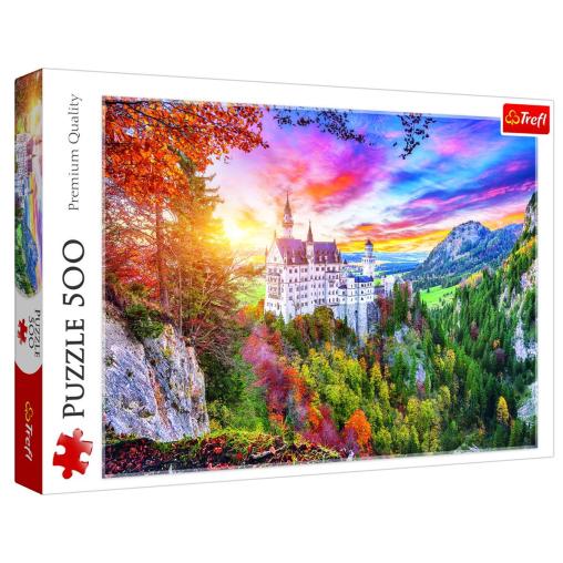 Puzzle Trefl Castillo de Neuschwanstein de 500 Piezas