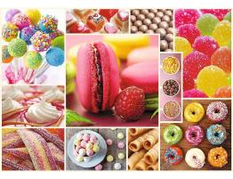 Puzzle Trefl Collage de Dulces de 1000 Piezas