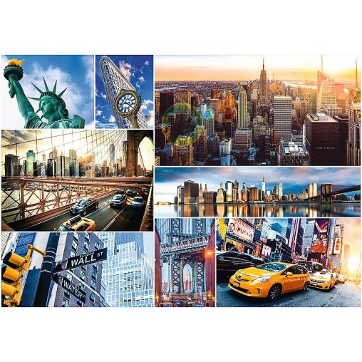 Puzzle Trefl Collage de Imáges de Nueva York 4000 Piezas