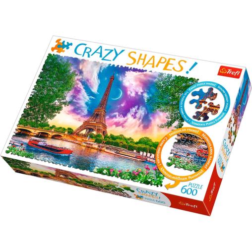 Puzzle Trefl Crazy Shapes Cielo Sobre París de 600 Pzs